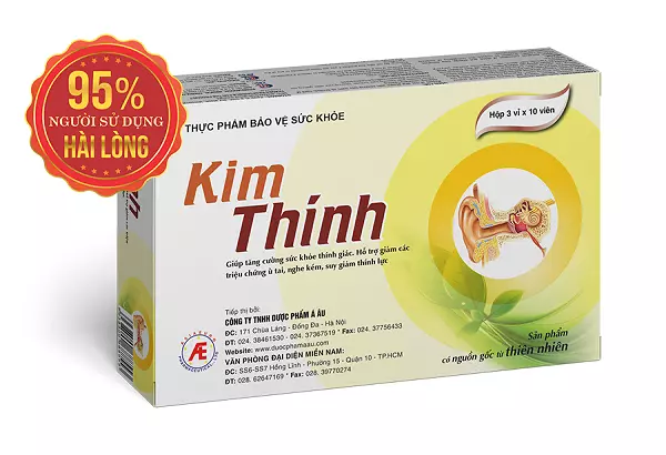 Thực phẩm bảo vệ sức khỏe Kim Thính giúp cải thiện ù tai, suy giảm thính lực hiệu quả